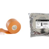 Лента силиконовая самослипающаяся, изолирующая, не поддерживающая горение, оранжевая ЛССИ-НГ-35-О TDM