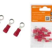 Наконечник кабельный НКи 1,25-5 кольцо 0,5-1,5мм 20шт/уп TDM