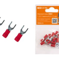 Наконечник кабельный НВИ 1,25-3 вилка 0,5-1,5мм 20шт/уп TDM