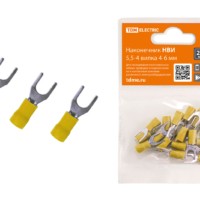 Наконечник кабельный НВИ 5,5-4 вилка 4-6мм 20шт/уп TDM