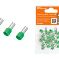 Наконечник кабельный НШви Е6018 6мм2 20шт/уп TDM