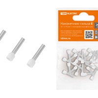 Наконечник кабельный НШви Е7508 0,75мм2 20шт/уп TDM