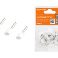 Наконечник кабельный НШвИ двойной 2 0,75х10 20шт/уп TDM