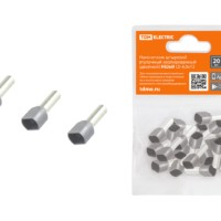 Наконечник кабельный НШвИ двойной 2 4,0х12 20шт/уп TDM