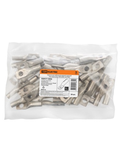 Наконечник кабельный ТМЛ (DIN) 16-8 TDM — изображение 3