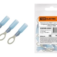 Наконечник кабельный НКи-Т 2,5–4 кольцо 100шт/уп TDM