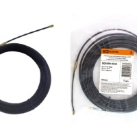 Нейлоновая кабельная протяжка НКП диаметр 4мм длина 20м с наконечниками (черная) TDM