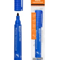 Маркер перманентный 1-3 мм, синий (пакет) круглый наконечник TDM