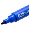 Маркер перманентный 1-3 мм, синий (пакет) круглый наконечник TDM