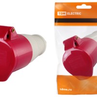 Розетка 225 переносная 3Р+РЕ+N 32А 380В IP44 TDM