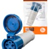 Розетка 233 переносная 2Р+РЕ 63А 220В IP54 TDM