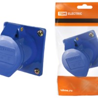 Розетка 423 скрытая 2Р+РЕ 32А 220В IP44 TDM