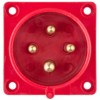 Вилка 624 скрытая 3Р+РЕ 32А 380В IP44 TDM