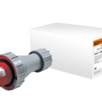 Вилка кабельная IP67 125А 3Р+РЕ+N 380В TDM