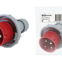 Вилка кабельная IP67 32А 3Р+РЕ 380В TDM