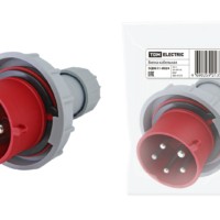Вилка кабельная IP67 32А 3Р+РЕ+N 380В TDM