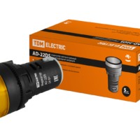 Лампа AD 22DSLEDматрица d22мм желтый 24В AC/DC TDM