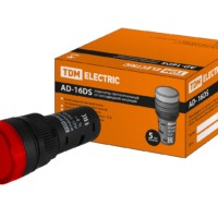 Лампа AD 16DSLEDматрица d16мм красный 36В AC/DC TDM