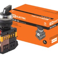 Переключатель АLСLR-22 черный на 3 фиксир.положения I-O-II 1з+1р TDM