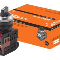 Переключатель АС-22 на 2 фиксир.положения I-O 1з+1р TDM