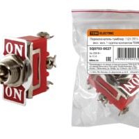 Переключатель-тумблер 1121 (ТП1-2)  вкл.- вкл. 1 группа контактов TDM