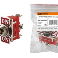 Переключатель-тумблер 1122 (П2Т-1) вкл.- откл.- вкл. 1 группа контактов TDM