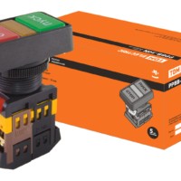 Кнопка РPВВ-30N “Пуск-Стоп” d30мм неон/230В 1з+1р TDM