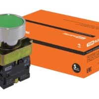 Кнопка SB2-BА31 с возвратом, 1НО, d22 мм, зеленая, IP40 TDM