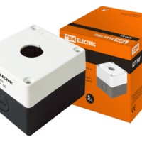 Корпус КП101 для кнопок, 1 место, белый IP54 TDM
