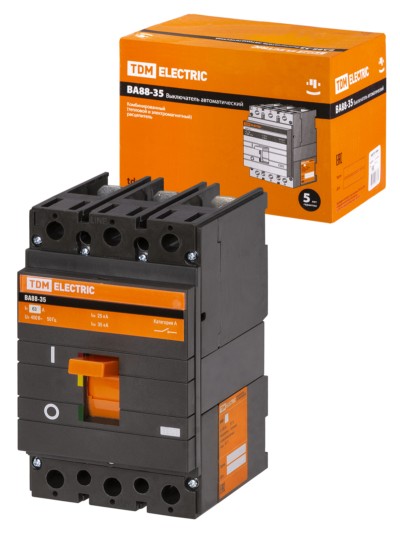Выключатель ВА 3Р 63А 35кА TDM