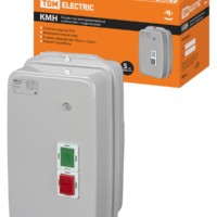 Контактор КМН48062 80А в оболочке с индикатором Ue=220В/АС3 IP54 TDM