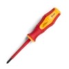 Отвертка диэлектрическая “Профи” PH/FL1х80 КВТ 79776