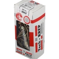 Саморез универсальный 60х4.0мм коробка с окном желт. (уп.200шт) Tech-KREP 102248