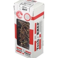 Саморез универсальный 40х4.0мм желт. (уп.200шт) Tech-KREP 102245