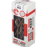 Саморез универсальный 70х5.0мм желт. (уп.100шт) Tech-KREP 102265