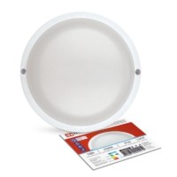 Светильник светодиодный герметичный СПП ОАД-1065-КРУГ 10Вт 6500К 900лм IP65 140мм с оптико-акустическим датчиком In Home 4690612044019