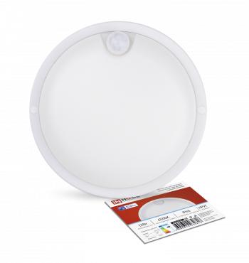 Светильник светодиодный герметичный СПП ОАД-1565-КРУГ 15Вт 6500К 1350лм IP65 140ммс оптико-акустическим датчиком In Home 4690612044026