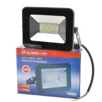 ULTRAFLASH LFL-1001 C02 светодиодный 10Вт 6500К IP65 черный