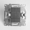 Выключатель 2-клавишный (механизм) Stekker GLS10-7104-01 250V 10А Катрин белый