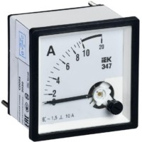 Амперметр Э47 72х72мм 10А кл. точн. 1.5 IEK IPA10-6-0010-E