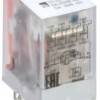 Реле интерфейсное ORM-1 4C 220В AC с LED и тест. кнопкой ONI ORM-1-4C-AC220V-L-B