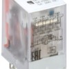 Реле интерфейсное ORM-1 4C 24В DC с LED и тест. кнопкой ONI ORM-1-4C-DC24V-L-B