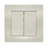 Выключатель 2-кл. СП Бриллиант 10А IP20 сл. кость UNIVersal 7948622
