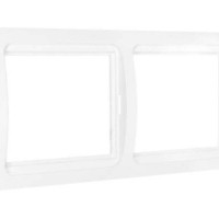 Рамка 2-м Валери горизонт. бел. UNIVersal ВР002Г