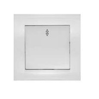 Переключатель проходной 1-кл. СП Бриллиант 10А IP20 бел. UNIVersal 7947373