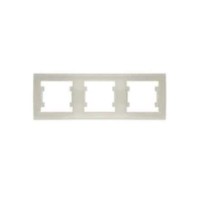 Рамка 3-м Бриллиант горизонт. сл. кость UNIVersal 7948707