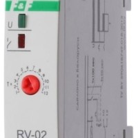 Реле времени RV-02 16А 1..120с 230В 1 перекл. IP20 задержка выключ. монтаж на DIN-рейке F&F EA02.001.008