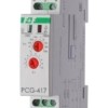Реле времени PCG-417 2х8А 230В 2НО IP20 звезда-треугольник для пуска электродвиг. монтаж на DIN-рейке F&F EA02.001.020
