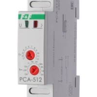 Реле времени PCA-512 8А 230В 1 перекл. IP20 задержка выключ. монтаж на DIN-рейке F&F EA02.001.001