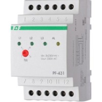 Переключатель фаз PF-431 (с приоритетной фазой; монтаж на DIN-рейке 35мм 3х400/230+N 3х16А IP20) F&F EA04.005.001
